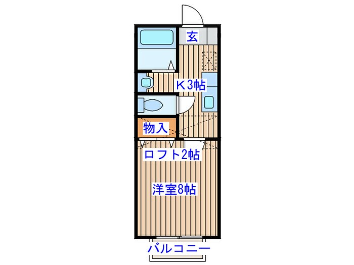 エクセレントハウスⅡの物件間取画像