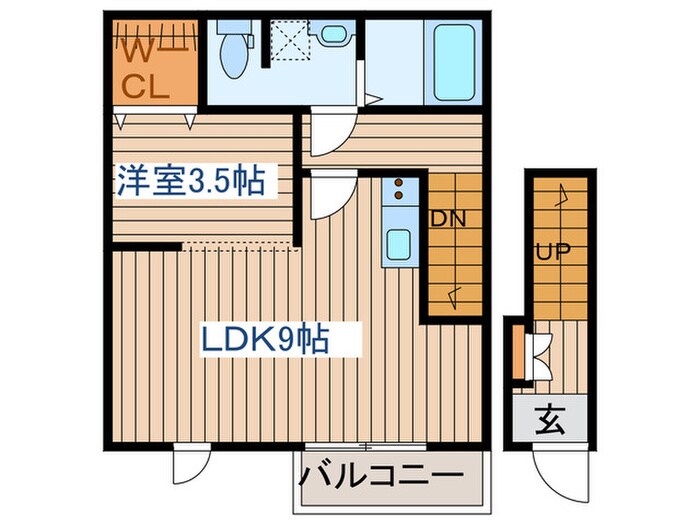 セレスト泉中央Ⅱの物件間取画像