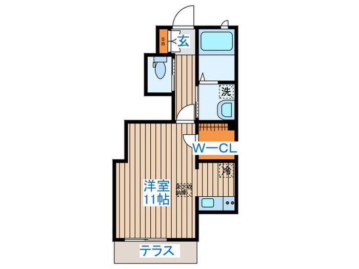 シャーメゾン小松島の物件間取画像