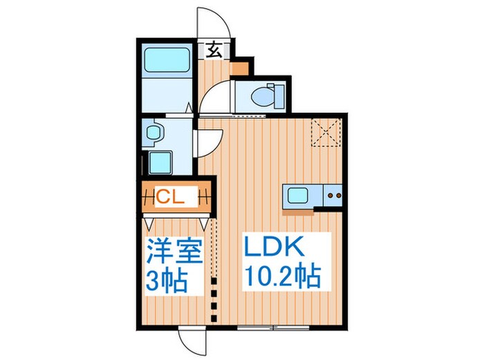 モリス塩釜の物件間取画像