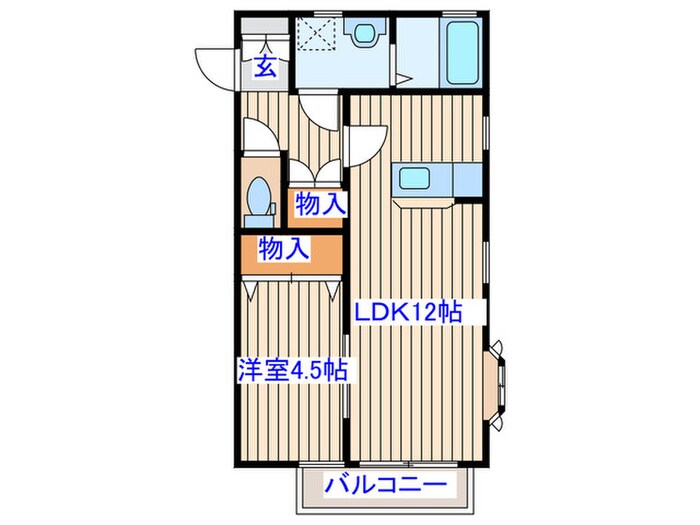 ウェストパ－クＴＳの物件間取画像