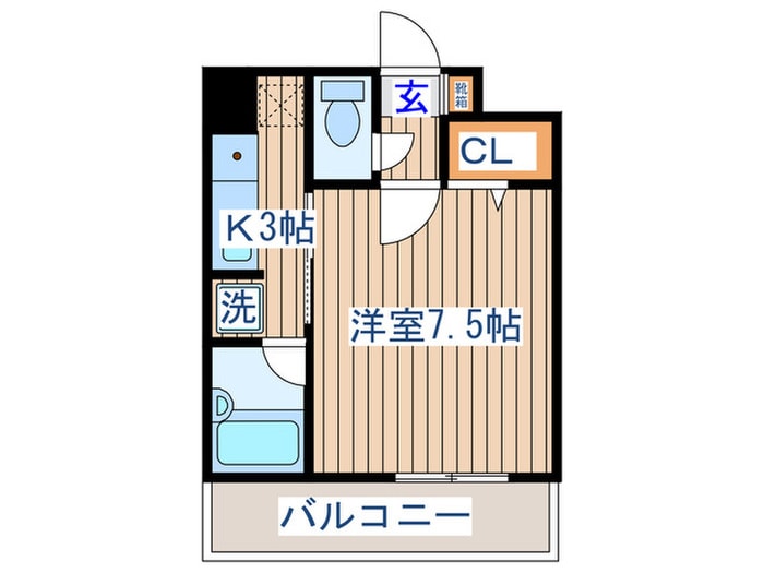 アビタシオン榴岡の物件間取画像