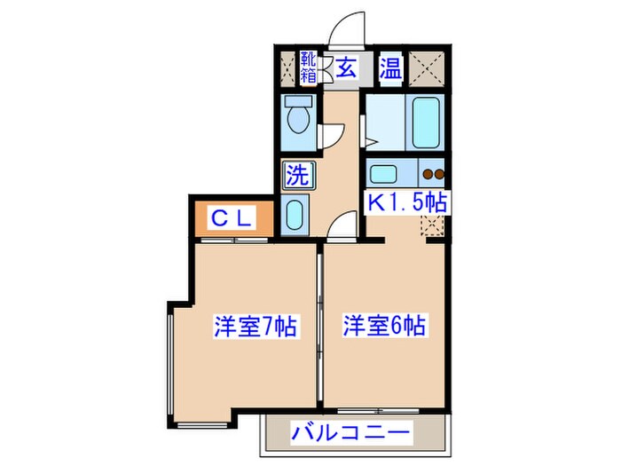 エクステリアＪＩＮ川内の物件間取画像