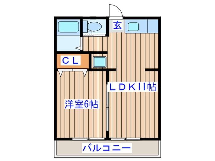 グローブハウスの物件間取画像