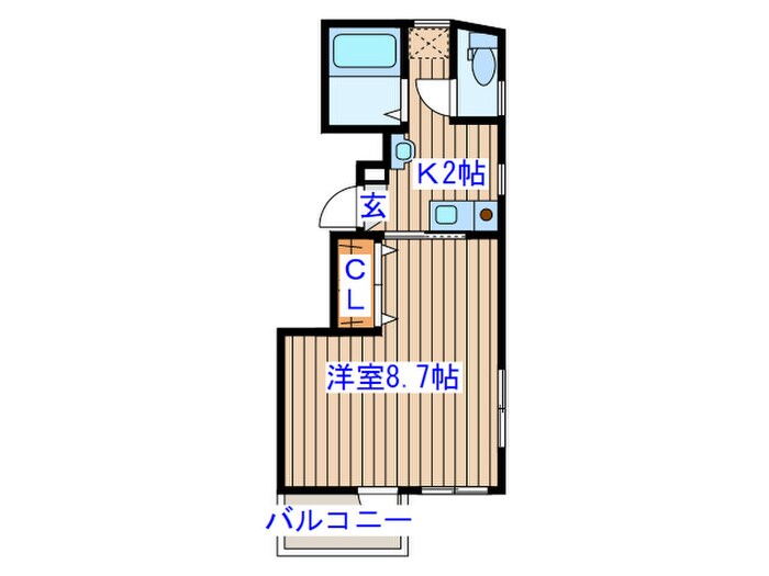 エコ－ル・ド・ハイツの物件間取画像