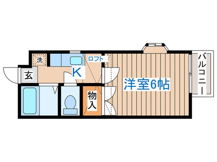 プリンセス桜ヶ丘の物件間取画像