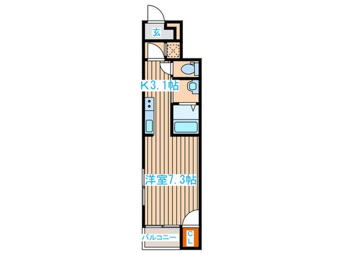 プランドール銀杏町の物件間取画像