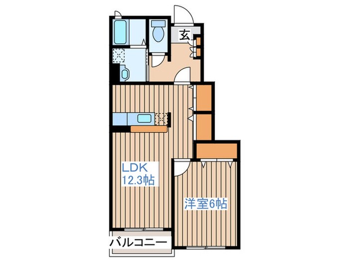 ティアラⅡの物件間取画像