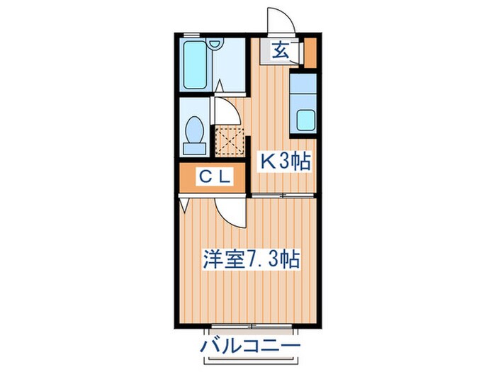 グリーンメイルの物件間取画像