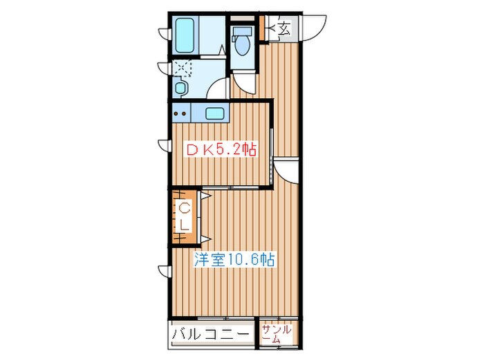 ＭＯＭＯ　ＫＡＭＩＳＵＧＩの物件間取画像