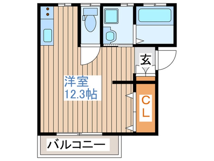 パンダハイツの物件間取画像