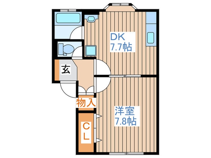 コーポすまいるの物件間取画像