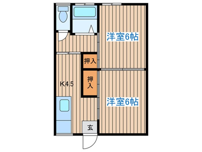 ニューライフ川内の物件間取画像