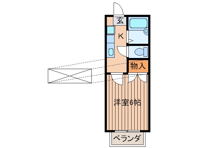 コ－ポ鷺森台の物件間取画像