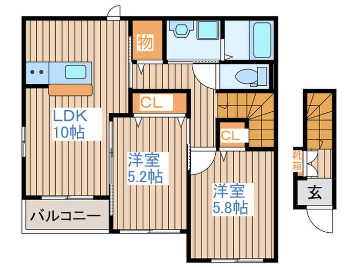 グランフォンティーヌの物件間取画像