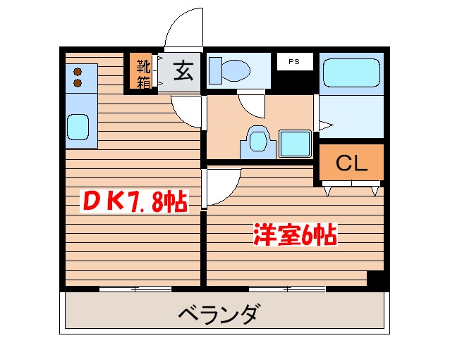 ジ－クレフの物件間取画像