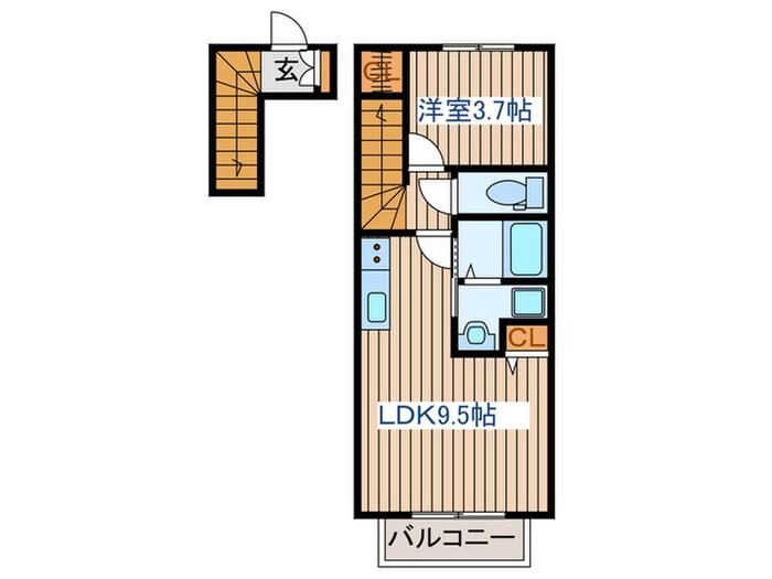 Room天皇寺の物件間取画像