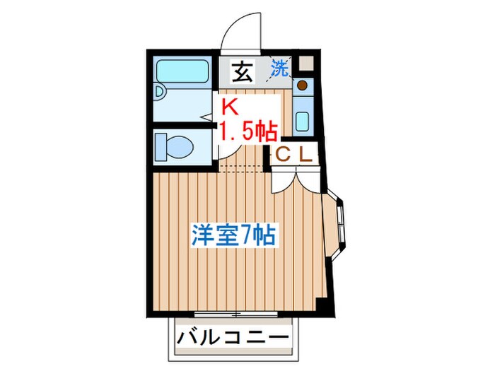 ウィスタリアの物件間取画像
