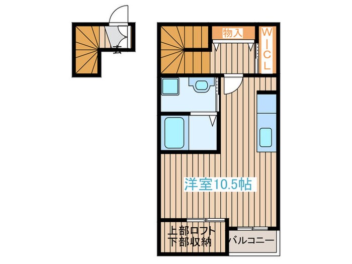 ラークシャルマンB棟の物件間取画像