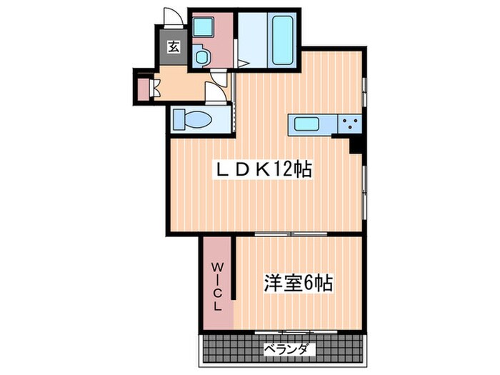 鷹ノ橋マンションの物件間取画像