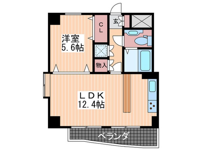 マ－キュリ－シティ－壱番館の物件間取画像