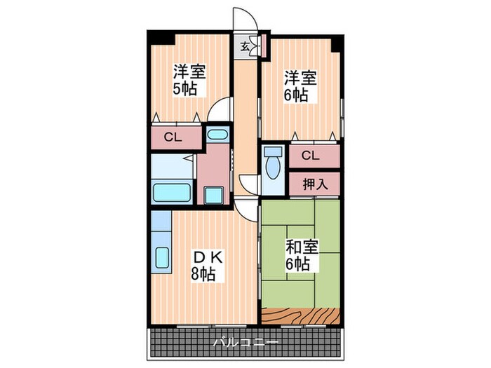 リアライズ井口の物件間取画像