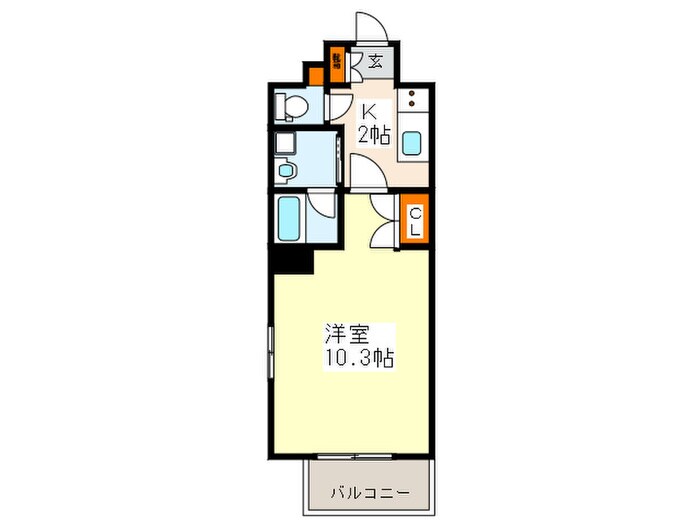 プランドール西観音の物件間取画像