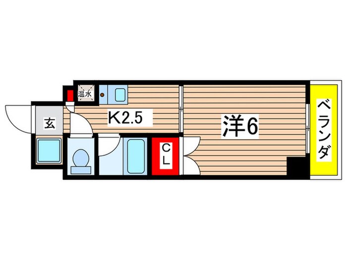 稲田第二ビルの物件間取画像