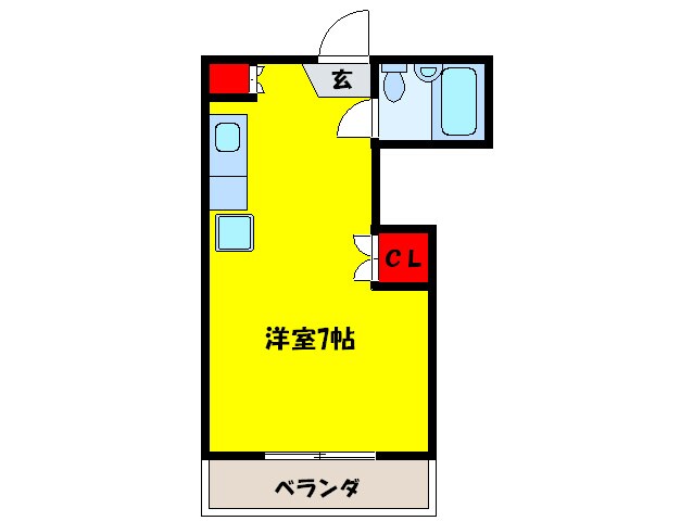 松田ビルの物件間取画像