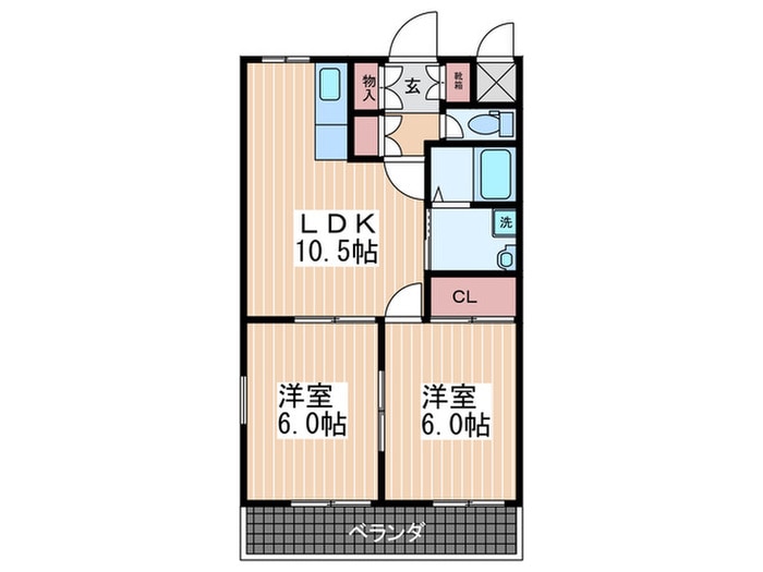 マルベリーヒルズの物件間取画像