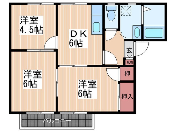 フレグランス御代の物件間取画像
