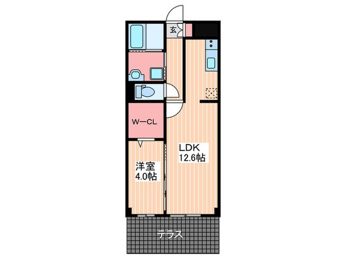 グランドゥール宮内の物件間取画像