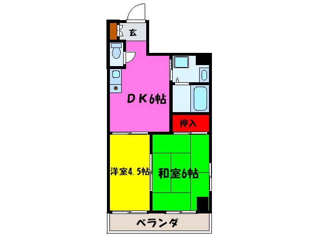 ユナイテッドエムケイビルの物件間取画像