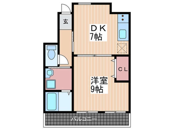 ソアーレ楽々園の物件間取画像