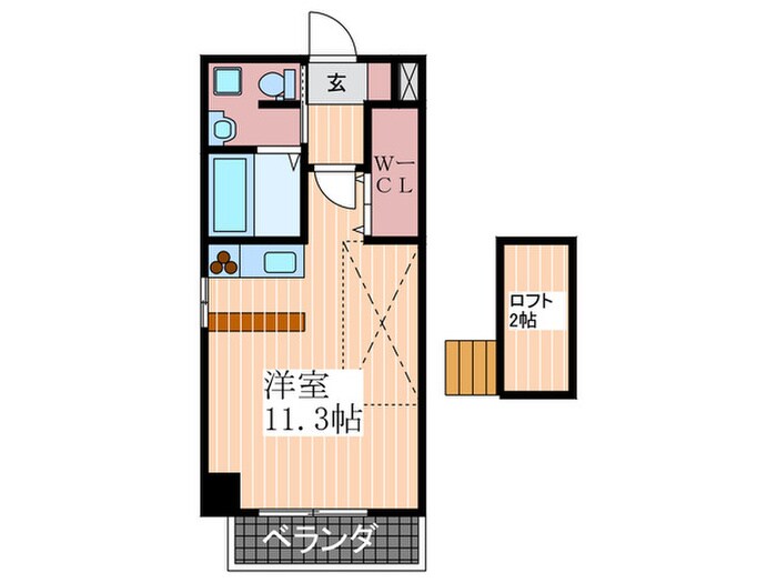 幟町シールドの物件間取画像