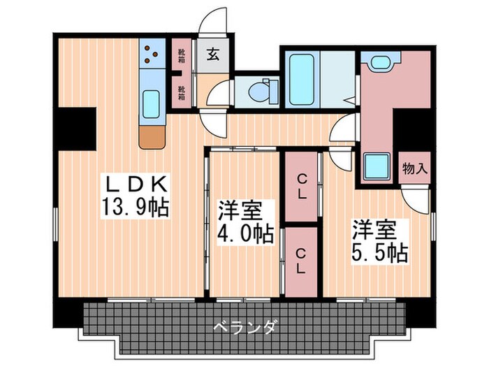 Katayama BLDG22の物件間取画像