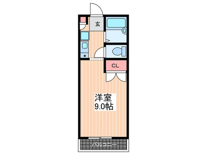 グリューネＡ棟の物件間取画像