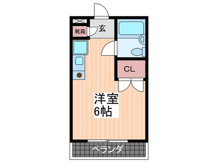 パラド－ル三筋の物件間取画像