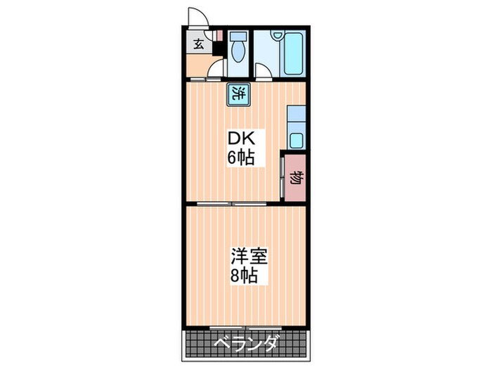 ベータビルの物件間取画像