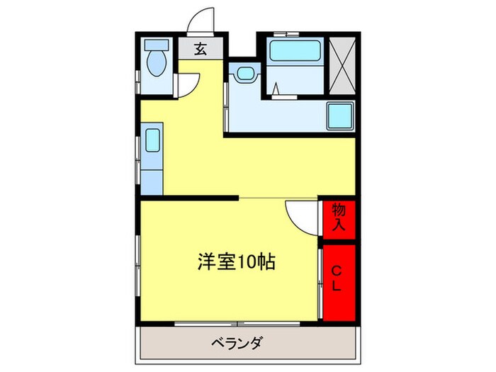 フラ－リッシュ舟入南の物件間取画像