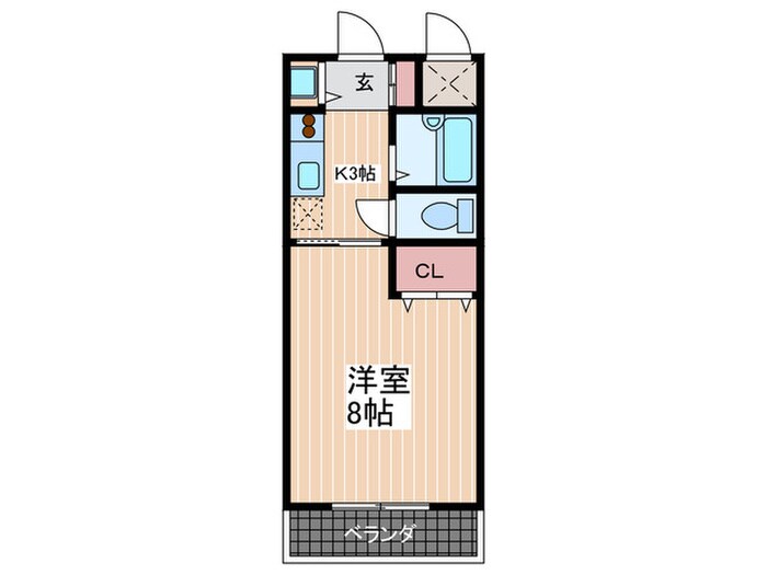 隅の浜ガ－デンヒル(2F－5F)の物件間取画像