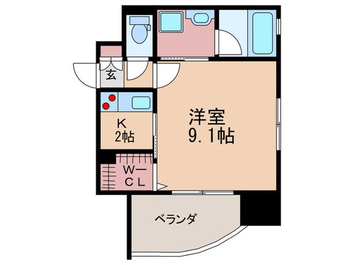 ルービンス宇品海岸の物件間取画像