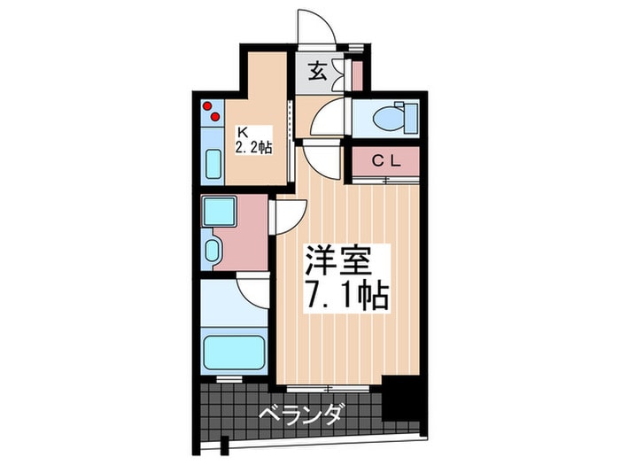 ルービンス宇品海岸Ⅱの物件間取画像