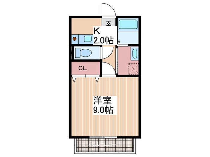 エクセレンス住本の物件間取画像