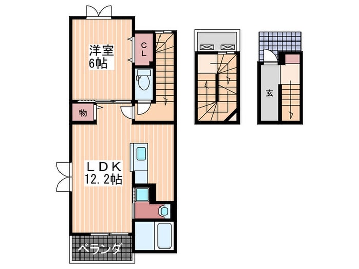 アンジュの物件間取画像