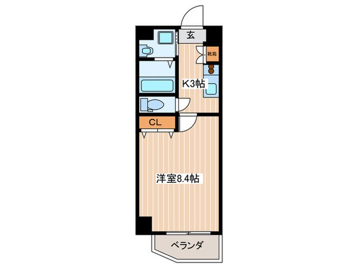 ノ－ブル大手町の物件間取画像