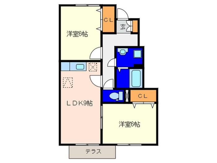 アドミラブ－ルＣ棟の物件間取画像