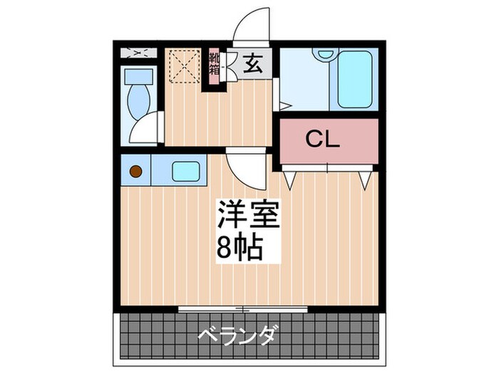 ディアハイツナカタの物件間取画像