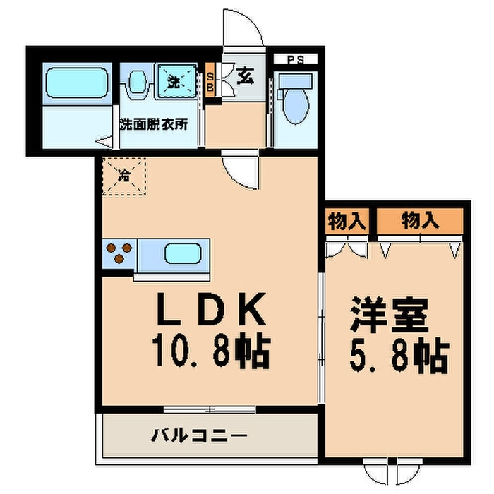 ソレイユ・メゾンの物件間取画像