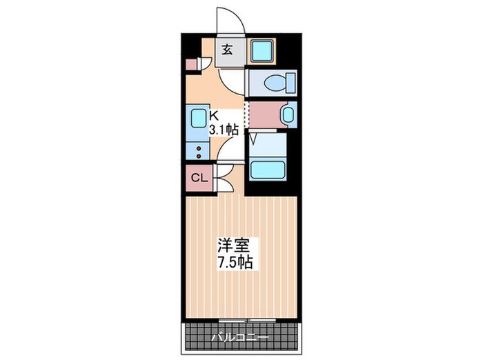 リバーサイド夢園の物件間取画像